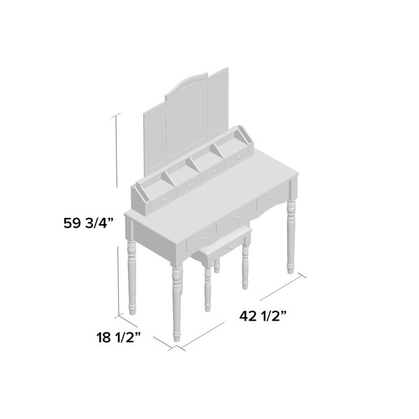 House of Hampton® Soares Vanity & Reviews Wayfair